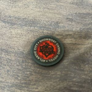 Showboat Casino chip from Atlantic City House of Blues grand opening.